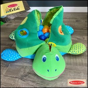 🌟SALE!🌟 Melissa and Doug Turtle Ball Pit Toy EUC